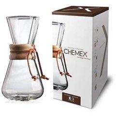 eco-friendly chemex classic series pour over glass coffeemaker