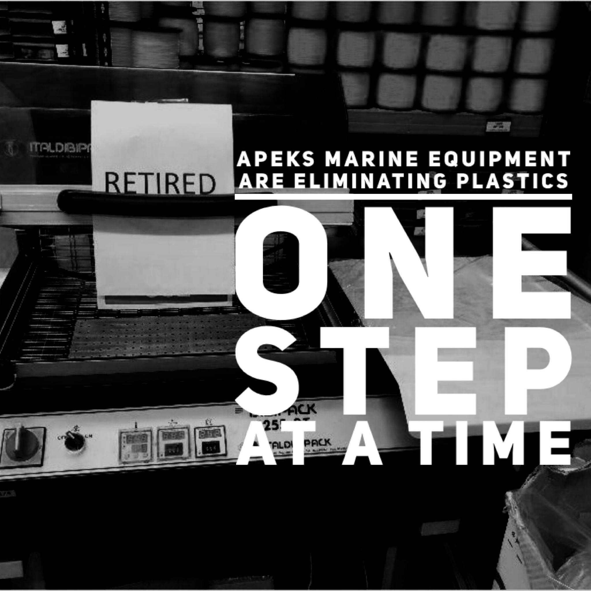 Apeks eliminate single use plastic machine as one of many steps to ban plastic Marine diving equipment eco friendly